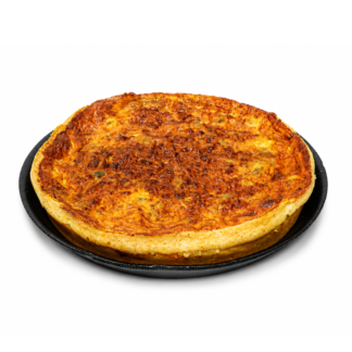 Large Chicken Mushroom Quiche