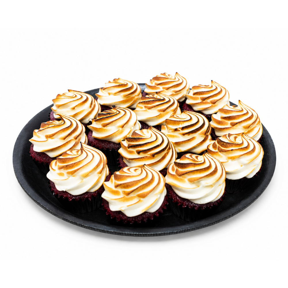 Red Velvet Meringue Cupcakes 14's