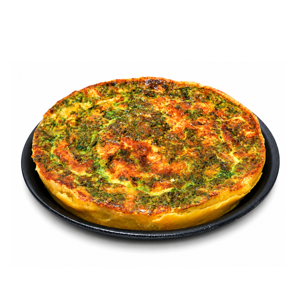 Large Spinach Quiche