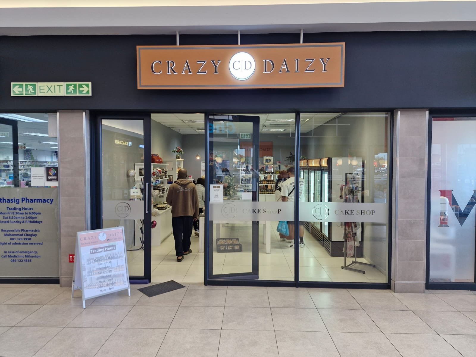 Crazy Daizy Tableview shopfront